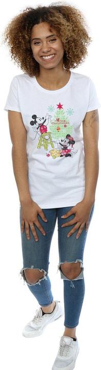 Produktbild Disney Mickey And Minnie Christmas Tree TShirt (XL)
