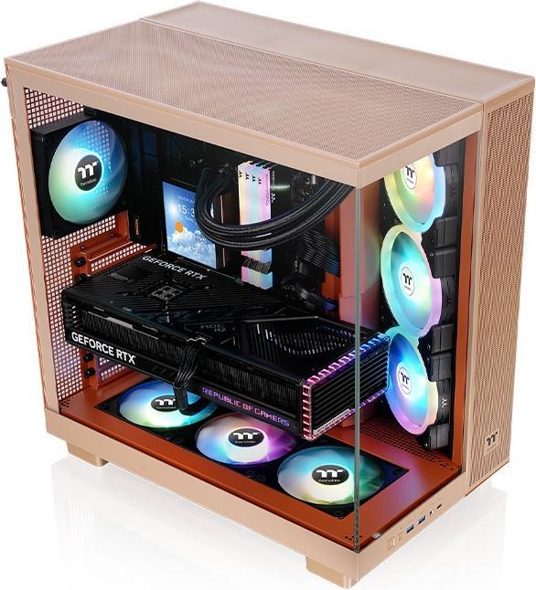Produktbild Thermaltake Tt View 380 XL TG ARGB Gravel Sand (mATX, Mini-ITX, ATX)