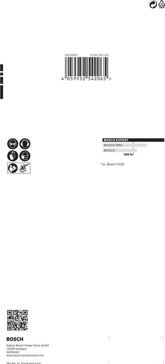 Actual product image Bosch Professional Zubehör Expert C470 Sandpaper with 14 holes for orbital sander, 115 x 230 mm, G 320, 10 pcs. (320)