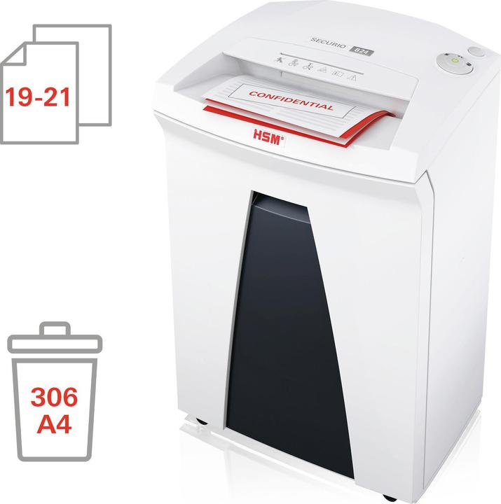 Actual product image HSM SECURIO B24 - Document shredder (Strip cut)