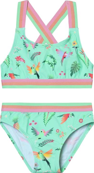 Color Kids Kid's Bikini with Contrast Straps AOP
