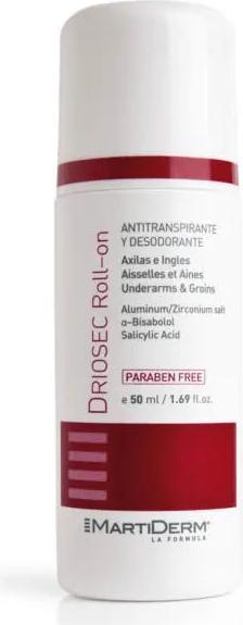 Image du produit Martiderm DRIOSEC INTENSIVE ROLL ON 2.0 50ml (Roll-on, 50 ml)