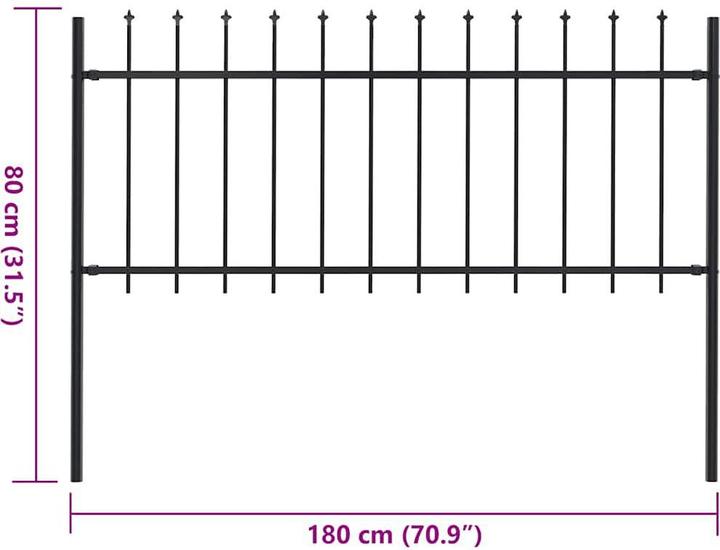 Produktbild vidaXL Zaunpaneel