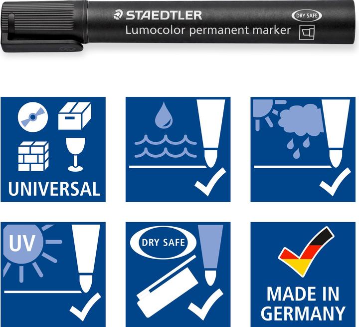 Produktbild Staedtler 350 Marker Lumocolor perm. rot (1x)