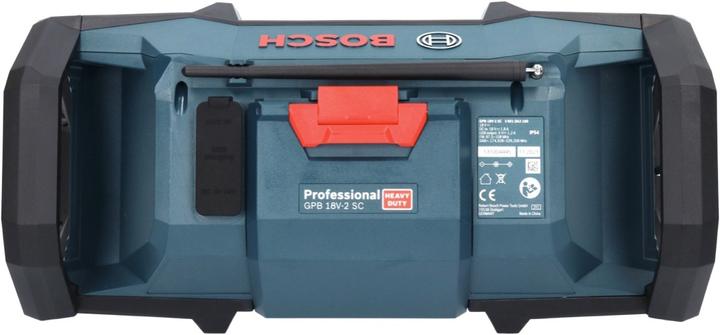 Produktbild Bosch Professional GPB 18V-2 SC Professional Akku Baustellenradio 18 V DAB+ Bluetooth AUX + 1x Akku 2,0 Ah + Lade (DAB+, FM, Bluetooth)