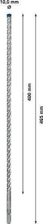 Actual product image Bosch Professional Zubehör EXPERT SDS plus-7X hammer drill bit, 10 x 400 x 465 mm (10 millimetres)
