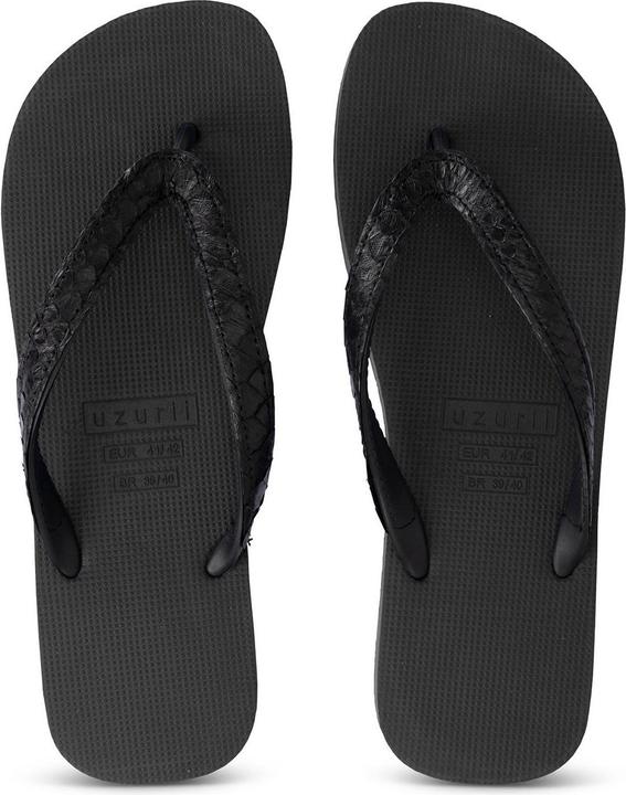 Actual product image Uzurii Python Black men's flip-flops, black, size: 43/44 (43)