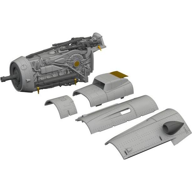 Eduard Bf 109G-10 Erla engine PRINT