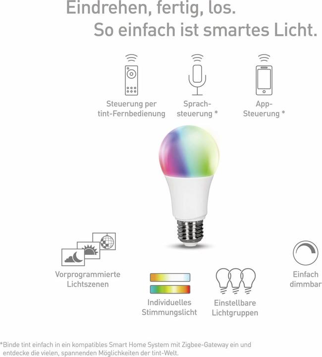 Produktbild Müller Licht E27 LED W Glühlampenform (E27, 806 lm, 1 x)
