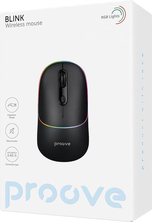 Actual product image Proove wireless mouse Blink black (Wireless)