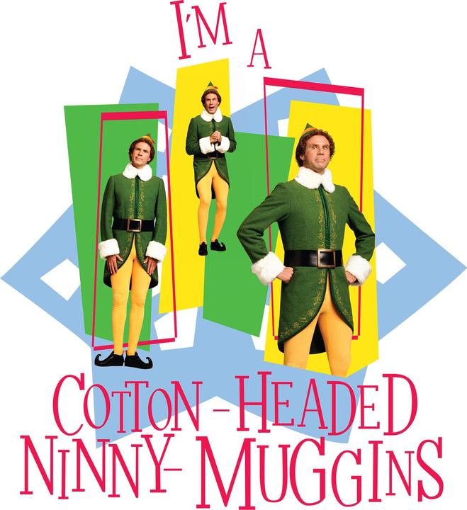 Immagine prodotto Elf Ninny Muggins Felpa Retrò Adulto Unisex (S)