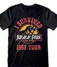 Produktbild Heroes Inc Jurassic Park T-Shirt I Survived 1993 (S) (S)
