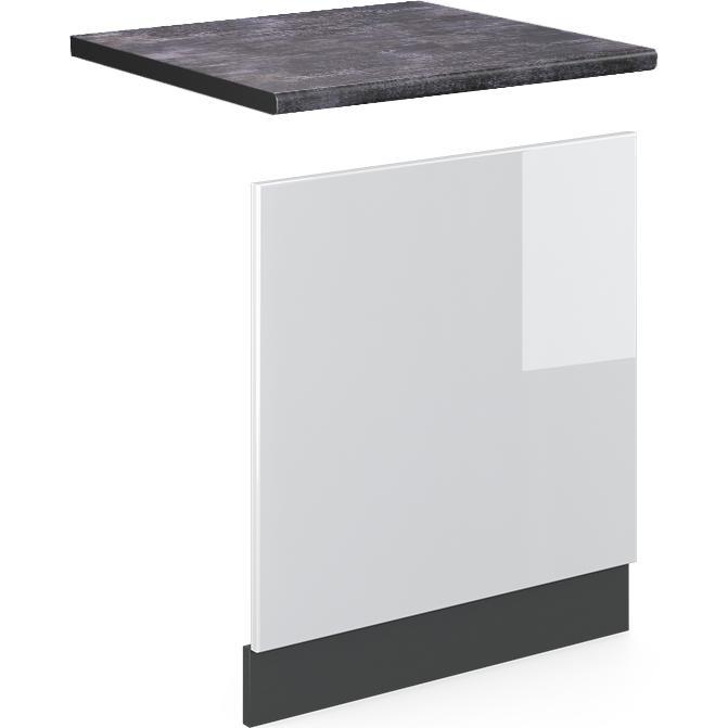 Vicco Frontblende R-Line, Geschirrspüler Zubehör, Weiss