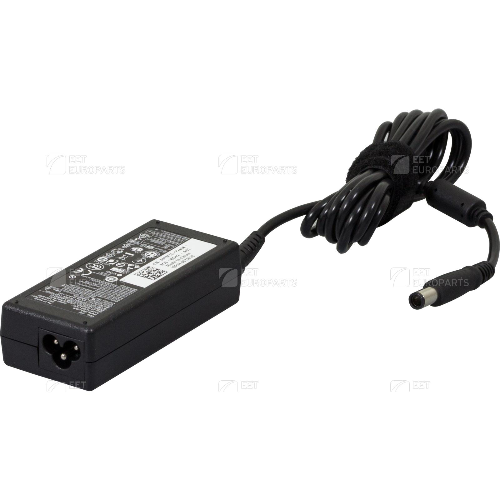 Dell 1XRN1 AC-Adapter (65 W), Notebook Netzteil, Schwarz