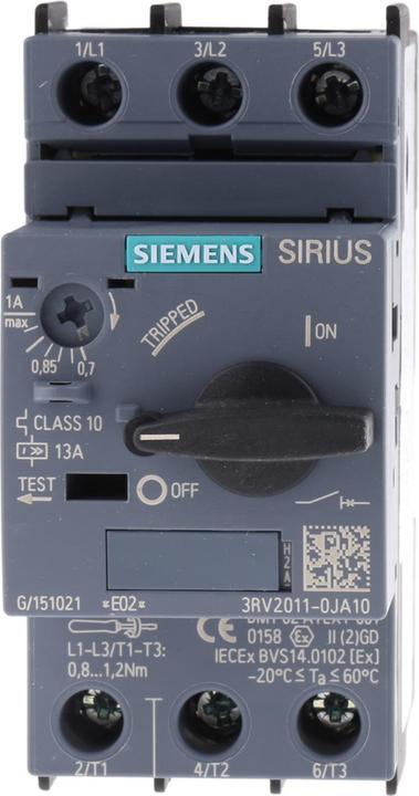 Produktbild Siemens Leistungsschalter für Motorschutz 1A