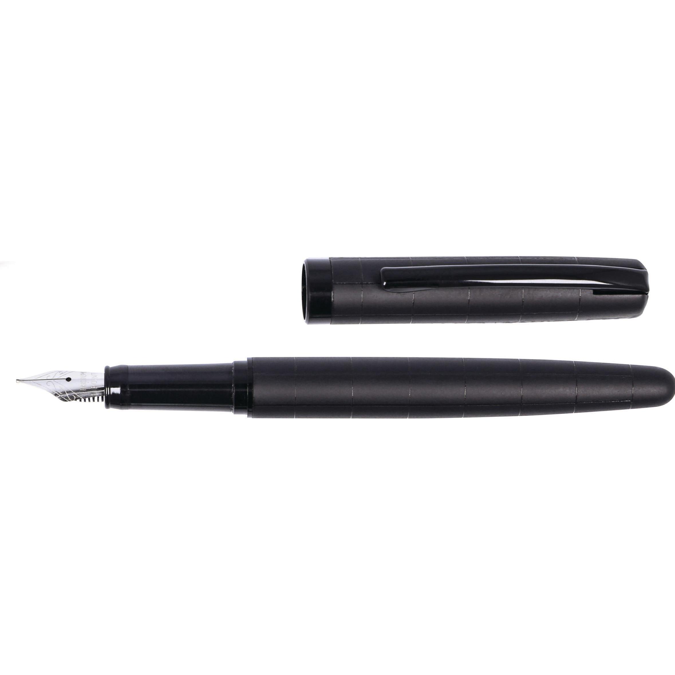 Online, Schreibstifte, Füllhalter Eleganza M 34564 Black Style, Slimsy Box (Schwarz, 1 x)