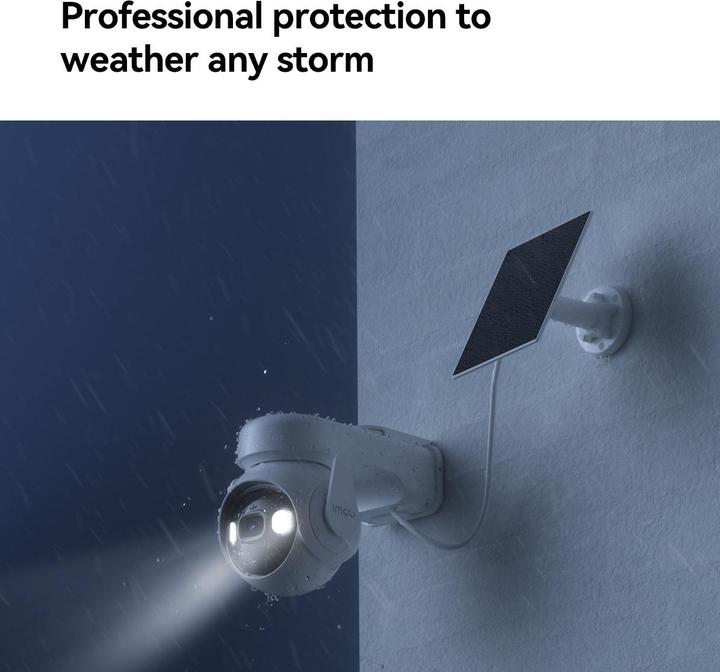 Actual product image Imou Cell PT 4G Kit 3MP Batteriebetriebene IP Kamera mit Solarpanel und SIM (2304 x 1296 Pixels)