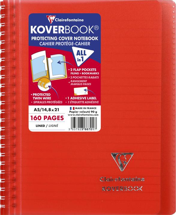 Immagine prodotto Clairefontaine Koverbook (A5, Righe)