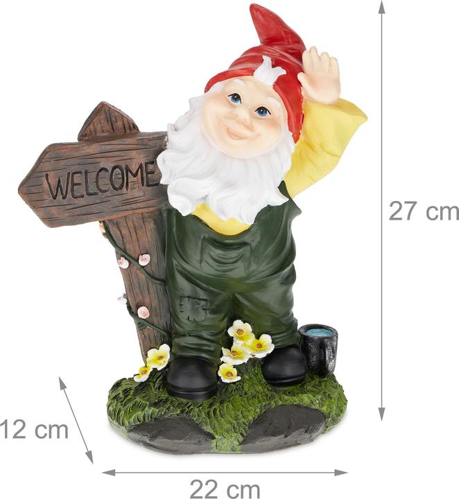 Immagine prodotto Relaxdays Gartenzwerg