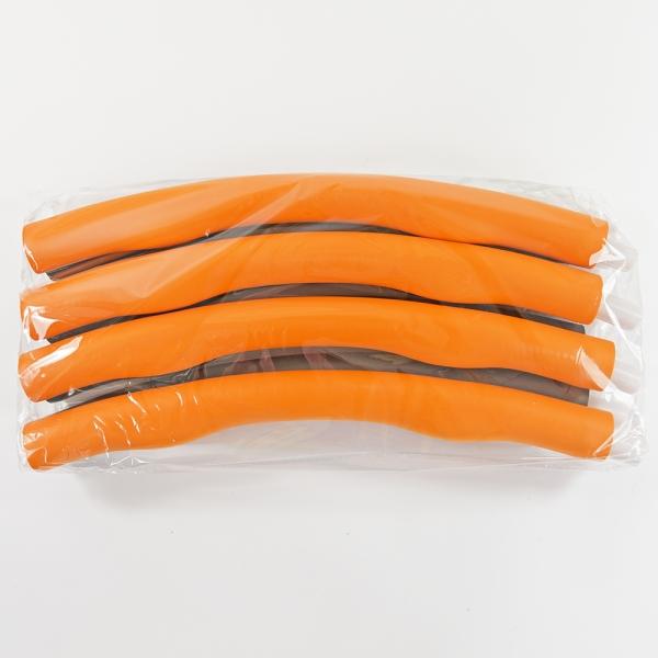 Actual product image Kögler Fitness hula hoops, in 8 parts, orange / gray (95 cm, 940 g)