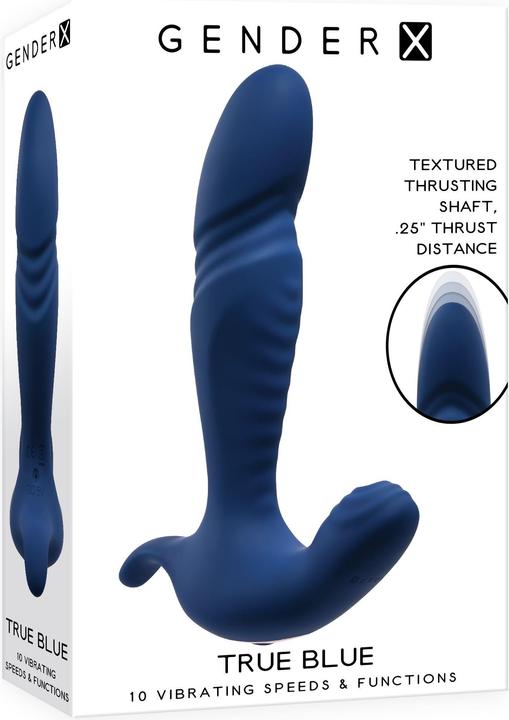Actual product image Evolved True Blue Prostata Vibrator Blau