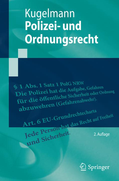 Produktbild Polizei- und Ordnungsrecht (Deutsch, Dieter Kugelmann, 2011)