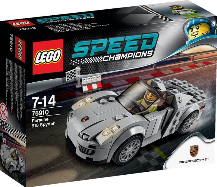 Immagine prodotto LEGO Campioni di velocità Porsche 918 Spyder (75910, LEGO Speed Champions)