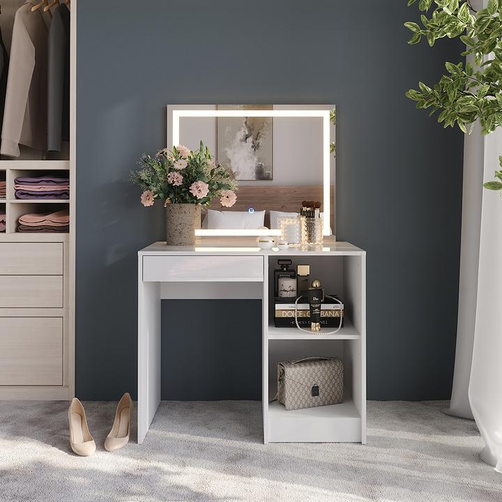 Image du produit Vicco Sherry avec miroir LED (89.80 x 50.10 x 76 cm)