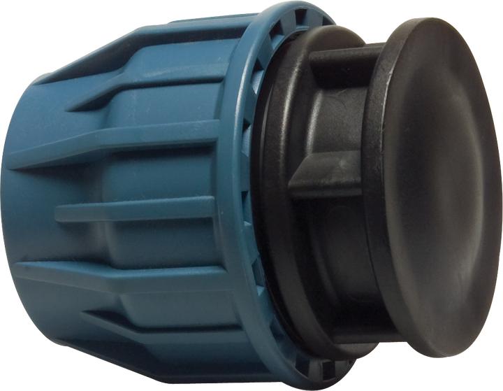 Jason Kappe PP 50 mm Klemm 16bar Schwarz/Blau DVGW/KIWA/WRAS/SVGW