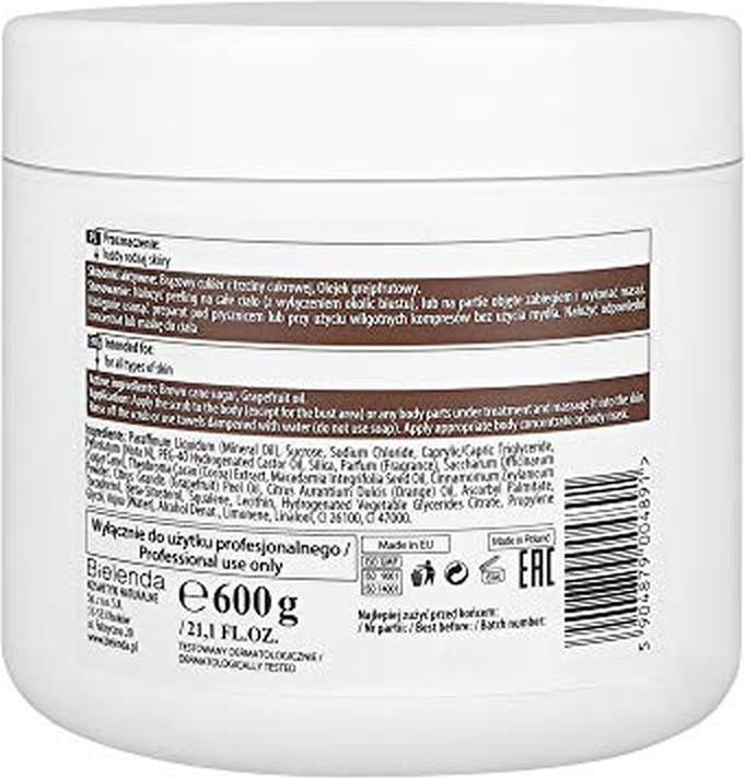 Produktbild Bielenda Professional - Points Program Sugar Body Scrub Sugar Points Scrub Brown Cane Sugar & (600 ml)