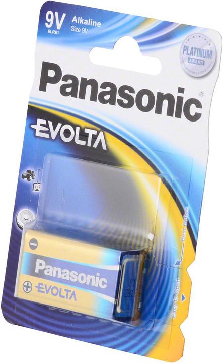 Produktbild Panasonic Evolta 6LR61 (1 Stk., 9V Block)