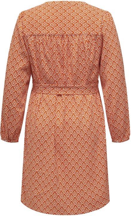 Image du produit Only Robe curvy à col en V et manches longues (50)