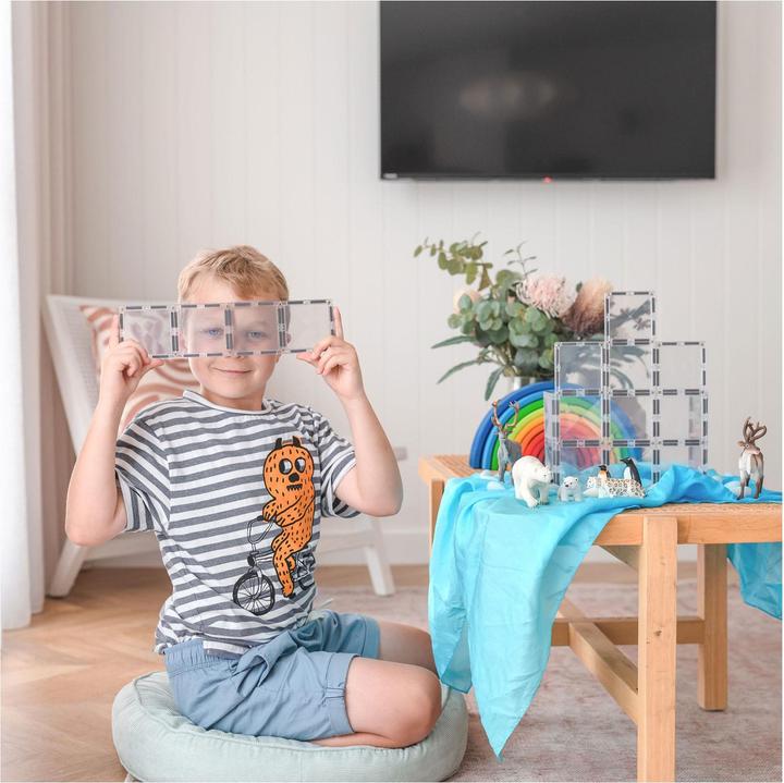 Actual product image Connetix Clear Rectangle Pack