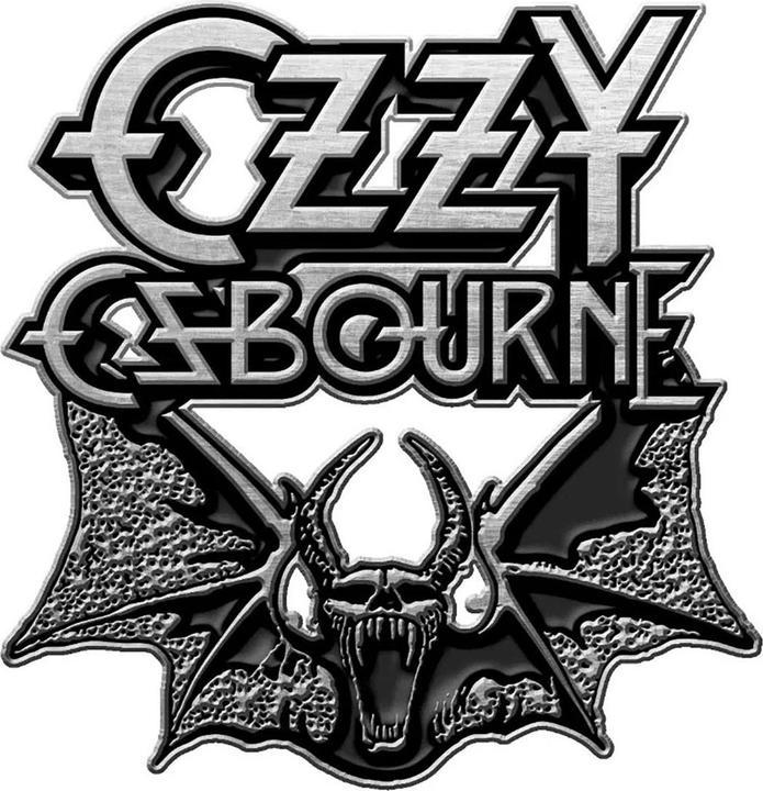 Actual product image Ozzy Osbourne Pin Bat Badge