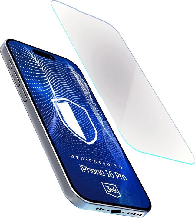 Actual product image 3MK FlexibleGlass Pro pro Apple iPhone 16 Pro (1 pcs., Apple iPhone 16 Pro)