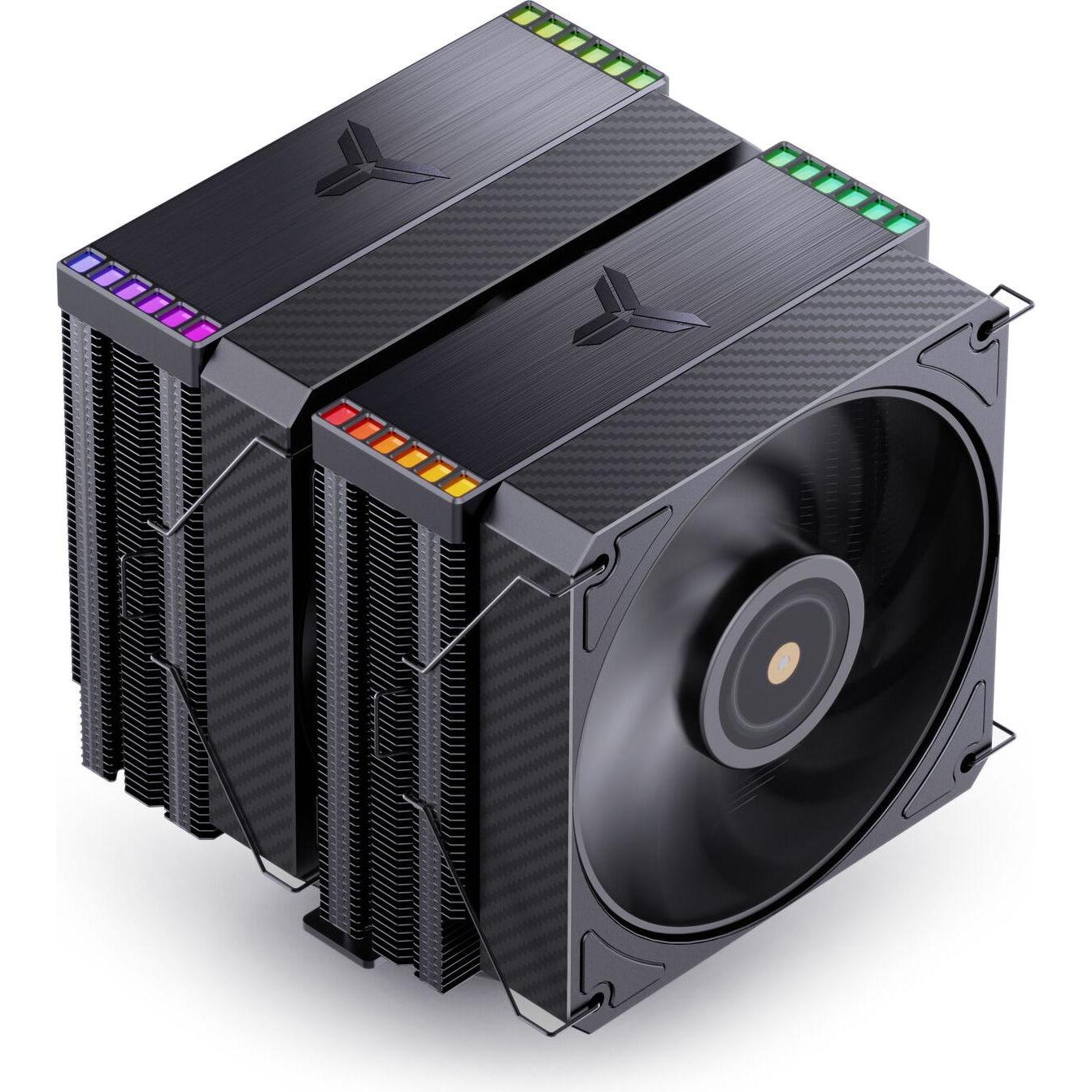 Jonsbo HX6280 CPU-Kühler, PWM, RGB - 130mm, schwarz, Dissipatore CPU, Nero