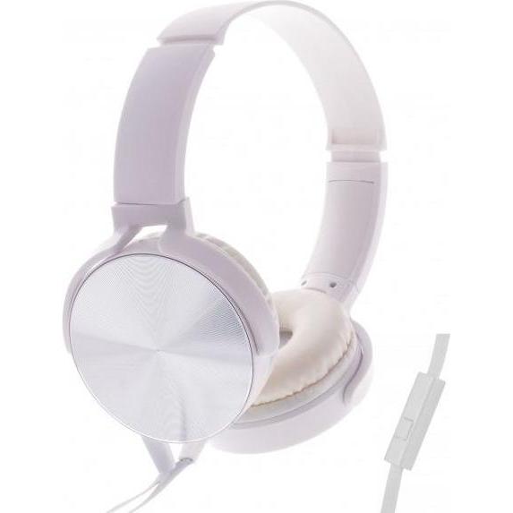 Rebeltec wired headphones Montana with microphone white (Kabellos), Kopfhörer, Weiss