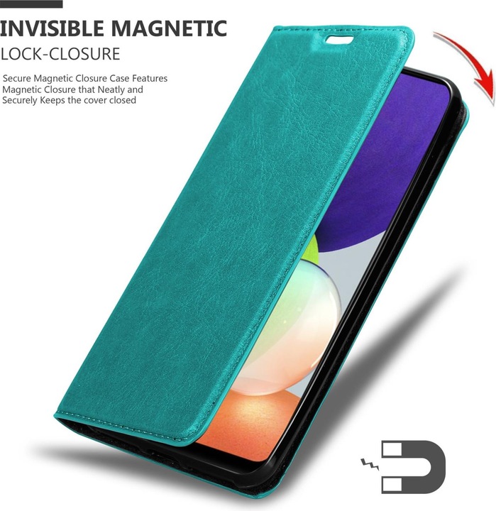 Actual product image Cadorabo Book Invis. Magnet sleeve (Samsung Galaxy M22, Samsung Galaxy A22, Samsung Galaxy A32)