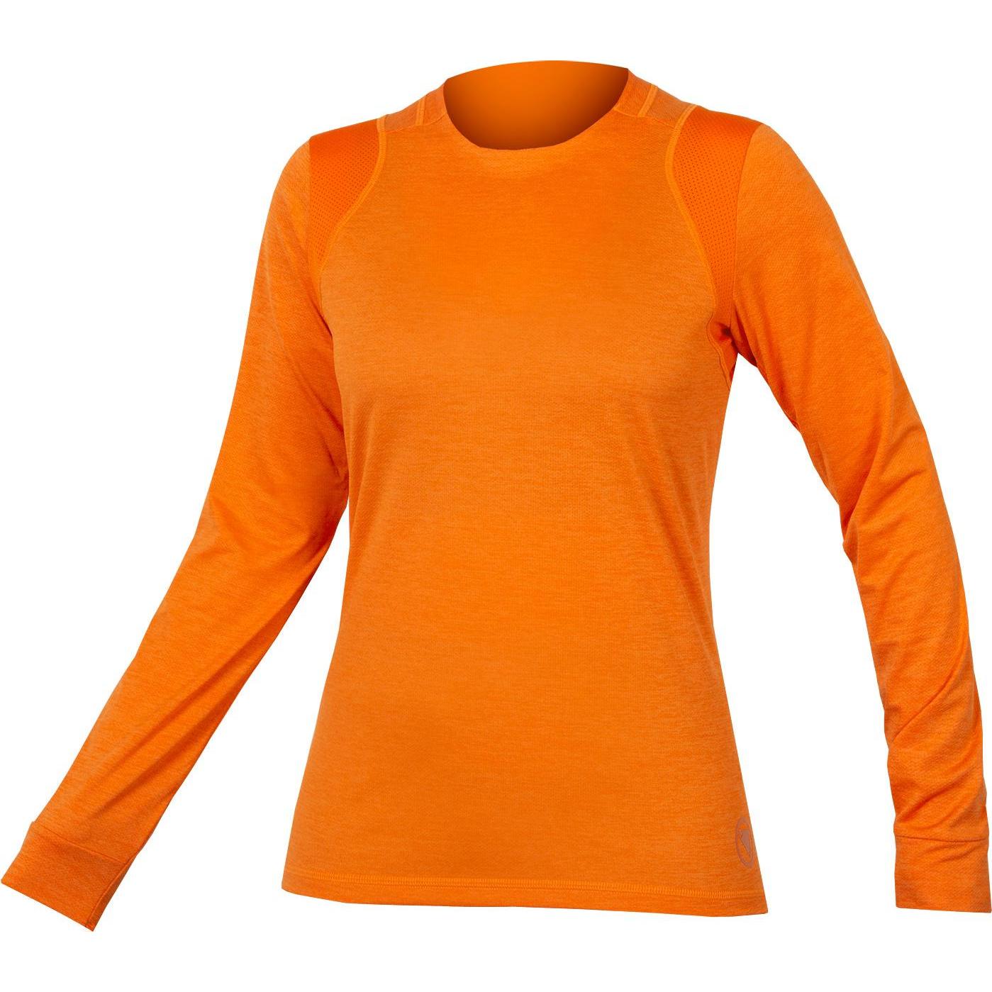 Endura, Damen, Velotrikot, Damen SingleTrack Trikot (langarm) (XS), Braun, XS