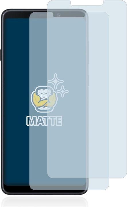 Actual product image BROTECT Anti-glare screen protector matt (2 Piece, Samsung Galaxy A9 (2018))