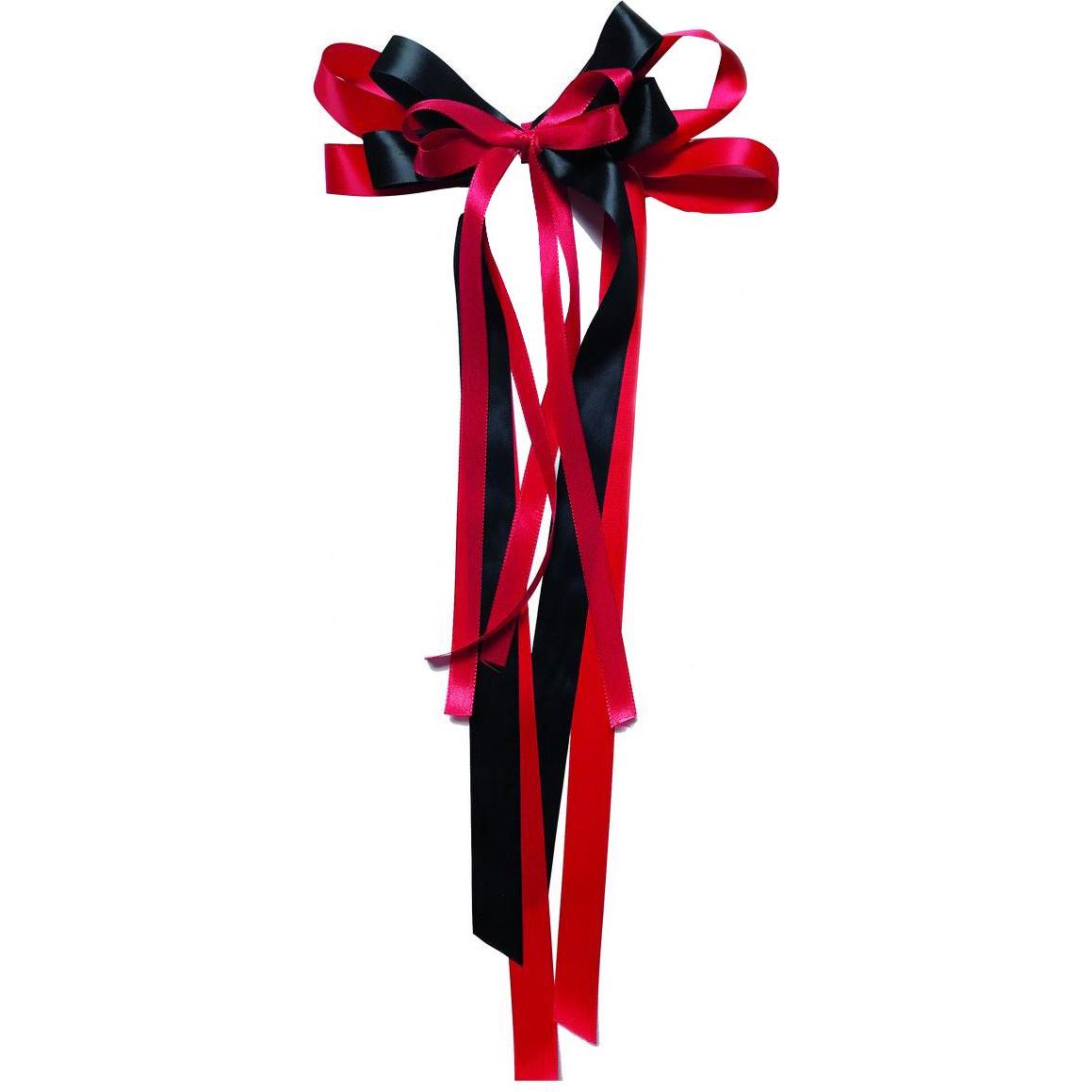 Nestler, Schultüte, Tradition in Emotion Geschenk-Schleifen für Schultüten glatt rot, schwarz (50 cm)