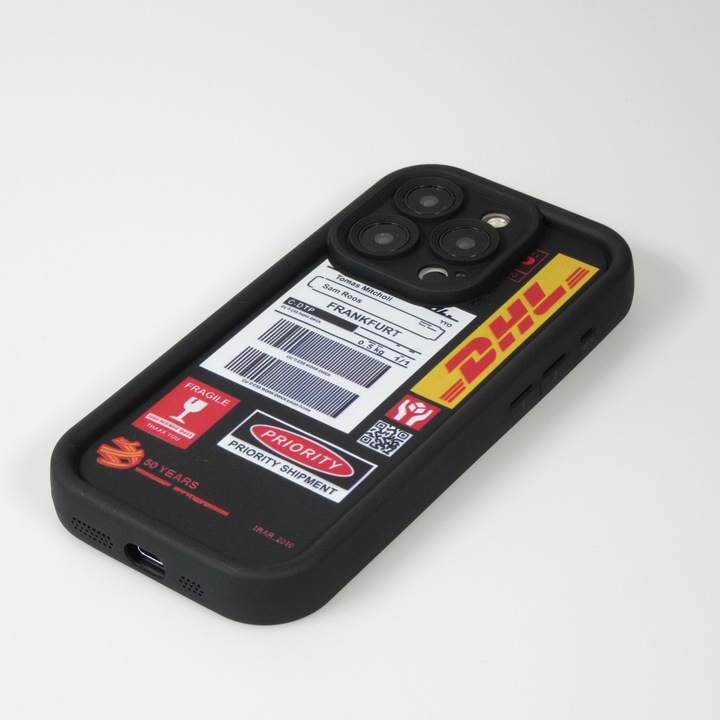 Image du produit PhoneLook Coque Gel souple DHL Frankfurt avec bords renforcés (Apple iPhone 15 Pro)