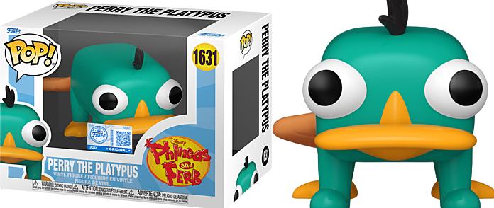 Produktbild Funko Phineas und Ferb - Perry, das Schnabeltier (Agent P) 1631 Disney