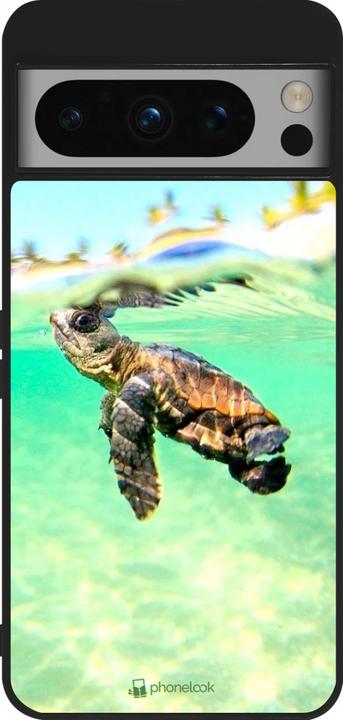 Produktbild PhoneLook Hülle Silikon schwarz Turtle Underwater (Google Pixel 8 Pro)