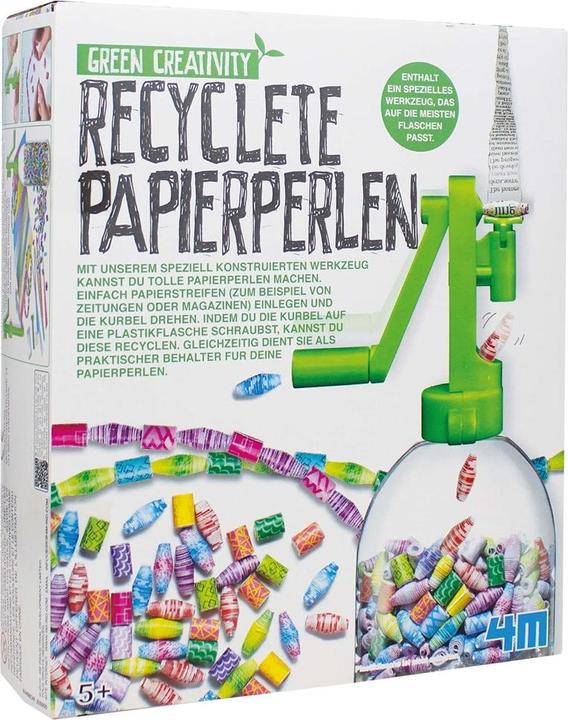 Image du produit 4M Créativité verte/perles en papier recyclé