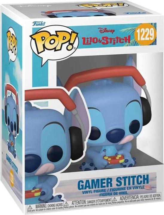 Actual product image Funko POP! Disney Lilo et Stitch - Gamer Stitch Exclusive