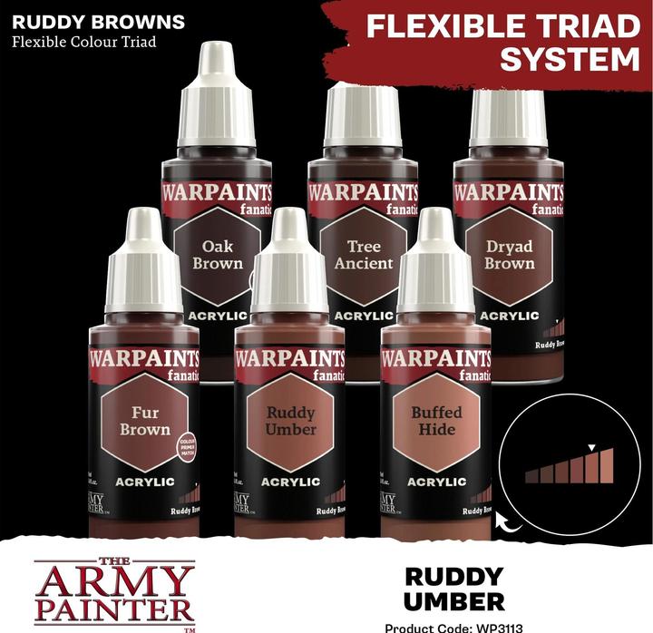 Produktbild The Army Painter Farbe Warpaints Fanatic: Ruddy Umber 18 ml
