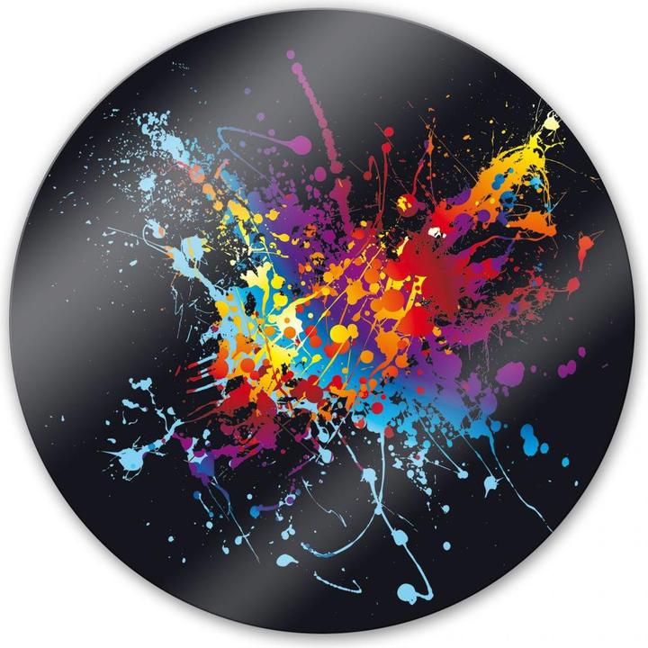 Actual product image Trenddeko Color explosion round (Ø 70 cm)