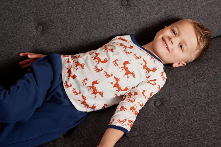 Immagine prodotto loud + proud Camicia Stampa Volpe Terracotta (62)