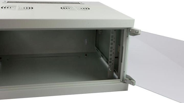 Produktbild Allnet 19 Wandgehäuse 4HE B541 / T595mm 1-teilig *lichtgrau* SMQ-Serie (4 HE, 19 Zoll Rack)